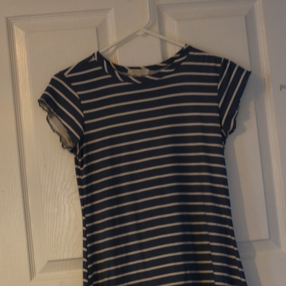 Blue and White Striped Dress from Ultra Flirt